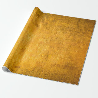 Papier Cadeau La surface en laiton en béton jaillit des murs de
