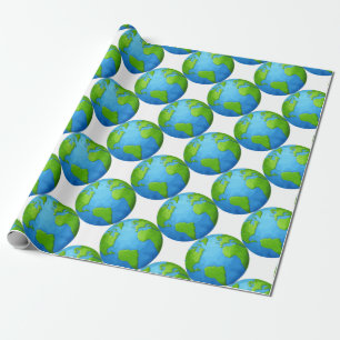 Papier Cadeau la terre