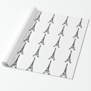 Papier Cadeau La Tour Eiffel