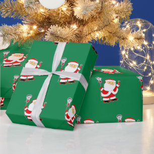 Papier Cadeau Lacrosse Noël