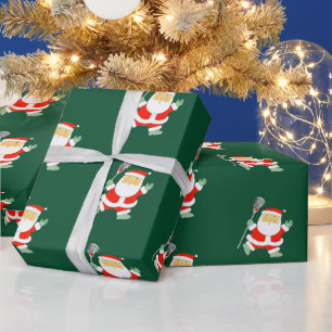 Papier Cadeau Lacrosse Noël