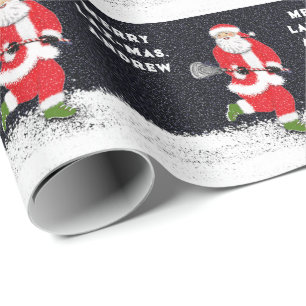 Papier Cadeau Lacrosse Père Noël