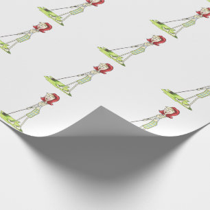 Papier Cadeau Lady Golfer