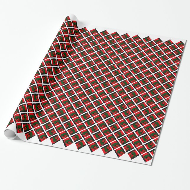 Papier Cadeau Ladybug Christmas T's (Déroulé)