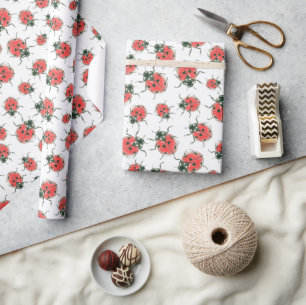 Papier Cadeau Ladybugs