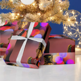Papier Cadeau L'ami soldat de jouet classique de Noël de Slipper