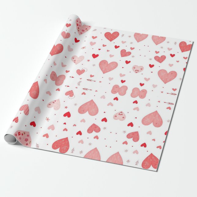 Papier Cadeau "L'amour dans tous les domaines : La Saint Valenti (Déroulé)