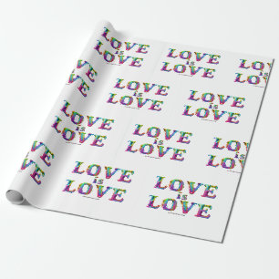 Papier Cadeau L'amour de SlipperyJoe est amour spray peinture ga