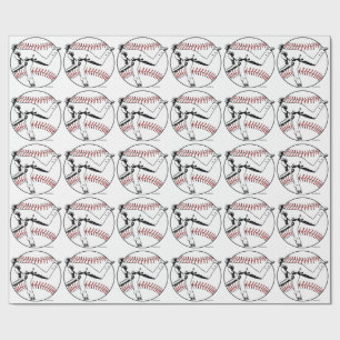 Papier Cadeau Lanceur de baseball
