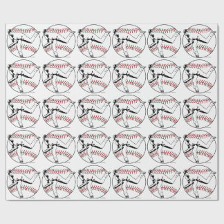Papier Cadeau Lanceur de baseball