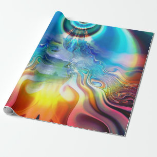 Papier Cadeau Langue des vibrations lumineuses