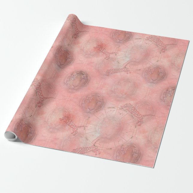 Papier Cadeau L'année du tigre (Déroulé)