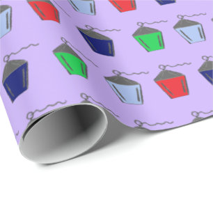 Papier Cadeau Lanternes Bryn Mawr Papier d'enveloppement Lilac v