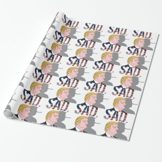 Papier Cadeau L'anti Président sarcastique drôle Donald Trump