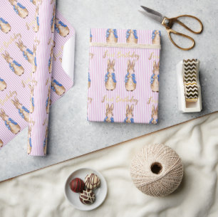 Papier Cadeau Lapin classique 1er anniversaire