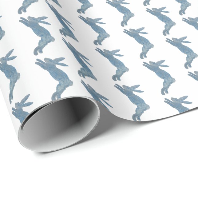 Papier Cadeau Lapin de Lapin (Coin rond)