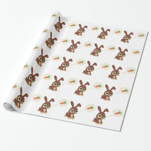 Papier Cadeau lapin de pâques