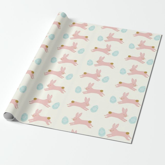 Papier Cadeau Lapin de Pâques (Déroulé)