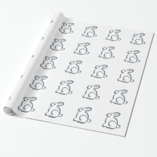 Papier Cadeau Lapin d'Outlne