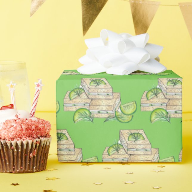 Papier Cadeau L'après-midi Tea Party Douche Concombre Sandwiches (Fête d'anniversaire)