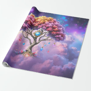 Papier Cadeau L'Arbre Céleste du Devenir.