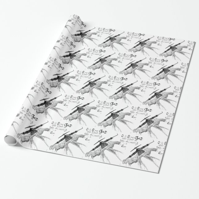 Papier Cadeau L'Armée de l'Air (Déroulé)