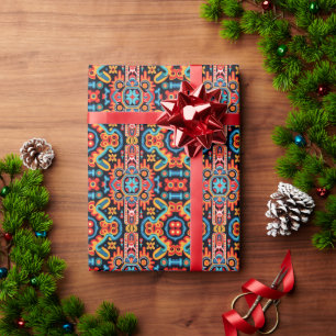 Papier Cadeau L'art de Huichol au Mexique