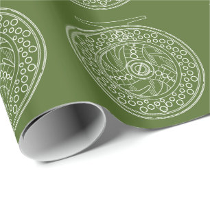 Papier Cadeau L'art de la pêche à la mouche Cool d'une bobine de