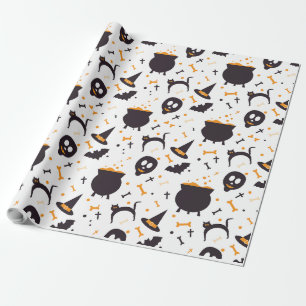 Papier Cadeau L'artisanat de sorcières d'Halloween