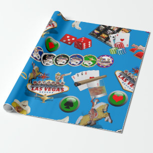 Papier Cadeau Las Vegas Icons - Gamblers Delight
