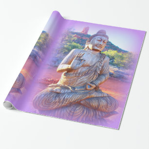 Papier Cadeau lavande aura buddha