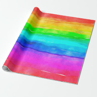 Papier Cadeau Laver de peinture à l'aquarelle