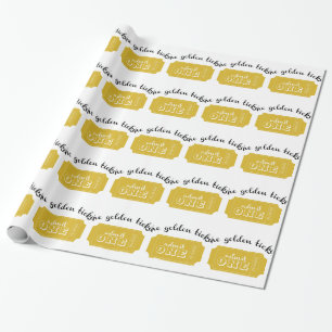 Papier Cadeau Le billet d'or