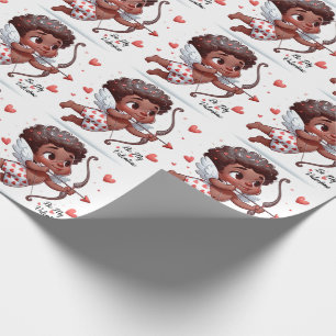 Papier Cadeau Le charme de Cupidon Be My Valentine