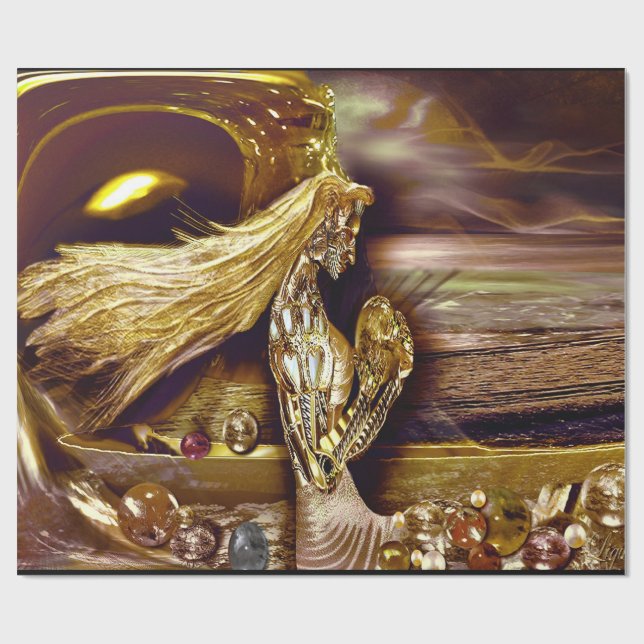 Papier Cadeau Le collecteur  (Plat)