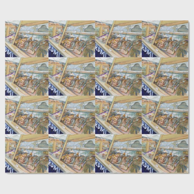 Papier Cadeau Le côté ensoleillé de la folie (Plat)