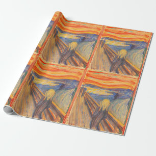 Papier Cadeau Le cri d'Edvard Munch