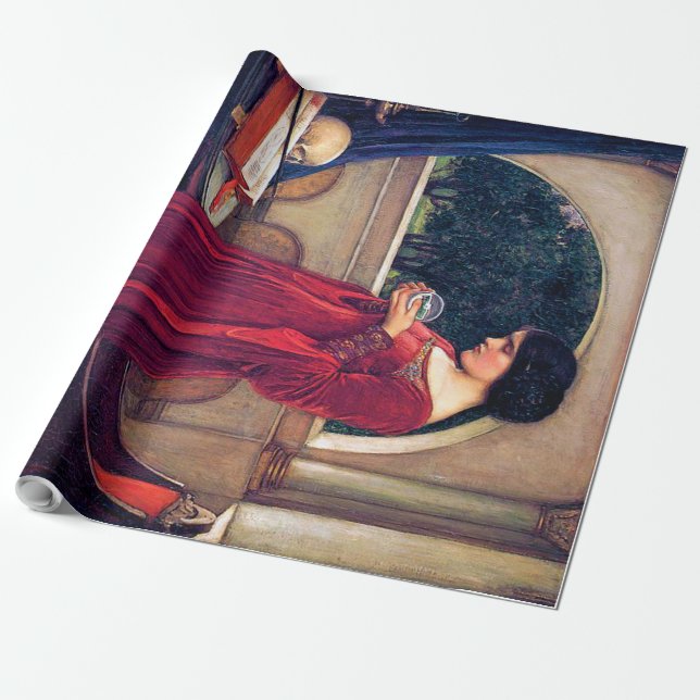 Papier Cadeau Le Crystal Ball, John William Waterhouse (Déroulé)