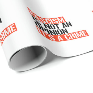 Papier Cadeau Le fascisme n'est pas une opinion