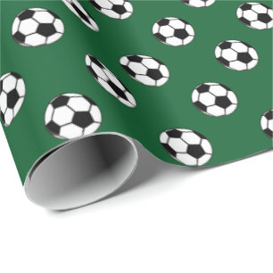 Papier Cadeau Le football du football folâtre le thème n'impor