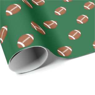Papier Cadeau Le football folâtre le thème   n'importe quelle