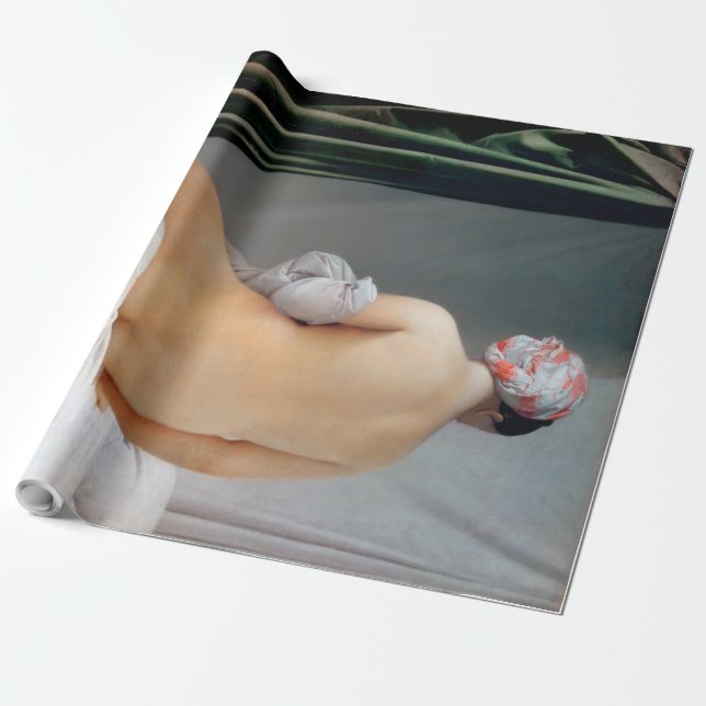 Papier Cadeau Le Grand Béton (Femme Assis), Dominique Ingres (Déroulé)