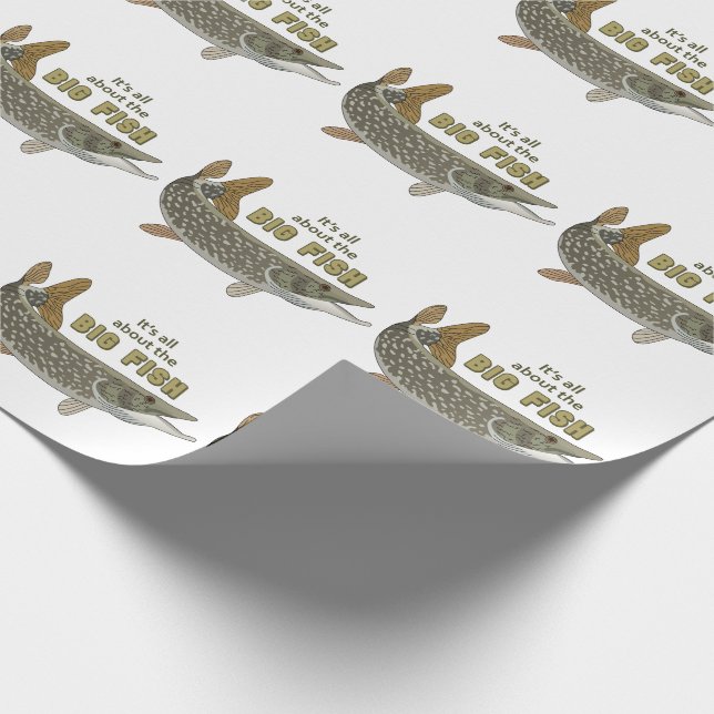 Papier Cadeau Le Gros Poisson (Coin)