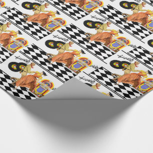 Papier Cadeau le juke-box de wagon-restaurant des années 50