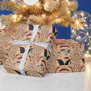 Papier Cadeau Le Kaleidoscope Africain Vibrant : Un Plaisir Pais