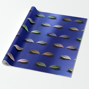 Papier Cadeau Le maquillage rougissent cobalt de bleu de saphir