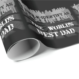Papier Cadeau Le meilleur papa du monde