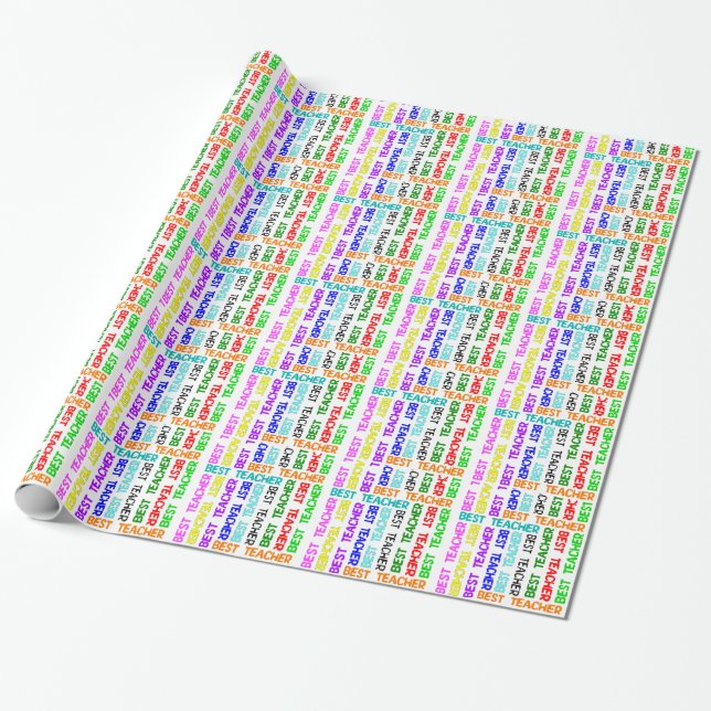 Papier Cadeau Le meilleur papier d'emballage cadeau de (Déroulé)