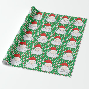 Papier Cadeau Le mignon Père Noël
