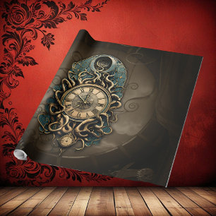 Papier Cadeau Le mystérieux mouvement steampunk.